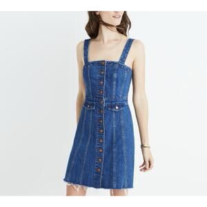 Madewell | Dresses | Madewell Square Neck Mini Dress Festival Stripe |  Poshmark